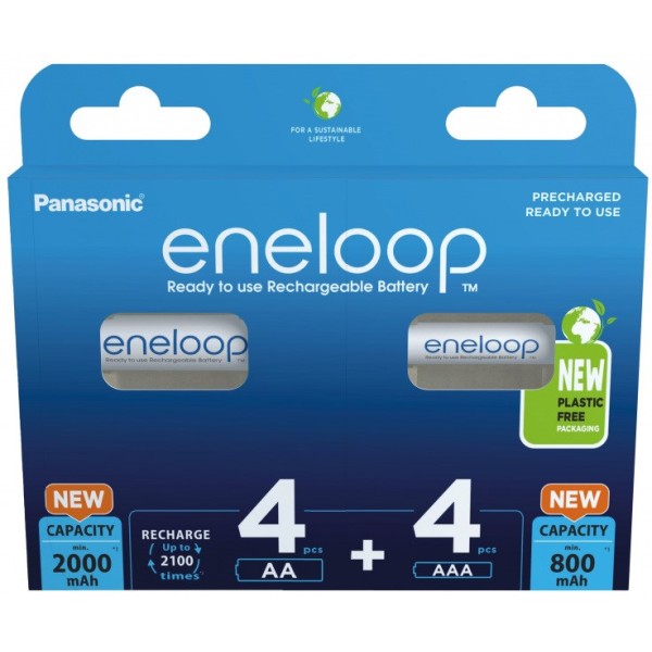 PANASONIC ENELOOP ZESTAW 4x AA 2000mAh ...