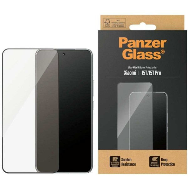 PanzerGlass Screen Protector Xiaomi 15T/15T Pro|Ultra-Wide ...