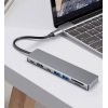 Fixed | 7-port USB-C hub card for laptops and tablets | FIXHU-CAD-GR