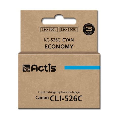 Actis KC-526C Ink Cartridge (replacement for Canon CLI-526C; Standard; 10 ml; cyan)