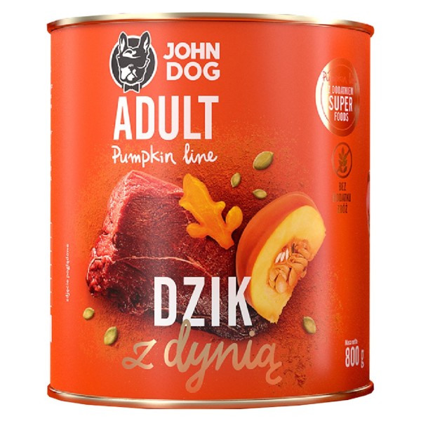 John Dog PUMPKIN Adult dzik z ...