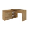 Topeshop DANY ARTISAN KPL computer desk Oak colour