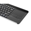 Natec | Keyboard | NKL-0968 Turbo Slim | Keyboard with Trackpad | Wireless | US | Black | USB Type-A | 400 g