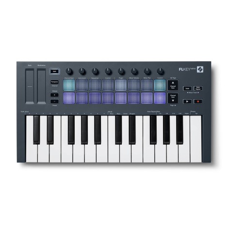 Novation FLKEY Mini - MIDI keyboard dedicated to FL Studio software, 25 keys.