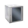 SOMI Networks | 22U, 19″ Network Wall Cabinet | 22U-60/45FPC | Gray | With Front Glass Doors; Unassembled | Depth: 45 cm