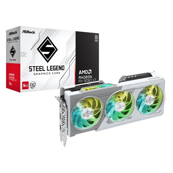 Graphics card. Asrock RX9060XT Steel Legend ...