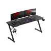 Huzaro Hero 4.8 Black - gaming desk