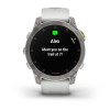 Garmin epix Gen 2 3.3 cm (1.3") AMOLED 45 mm Digital 416 x 416 pixels Touchscreen White Wi-Fi GPS (satellite)