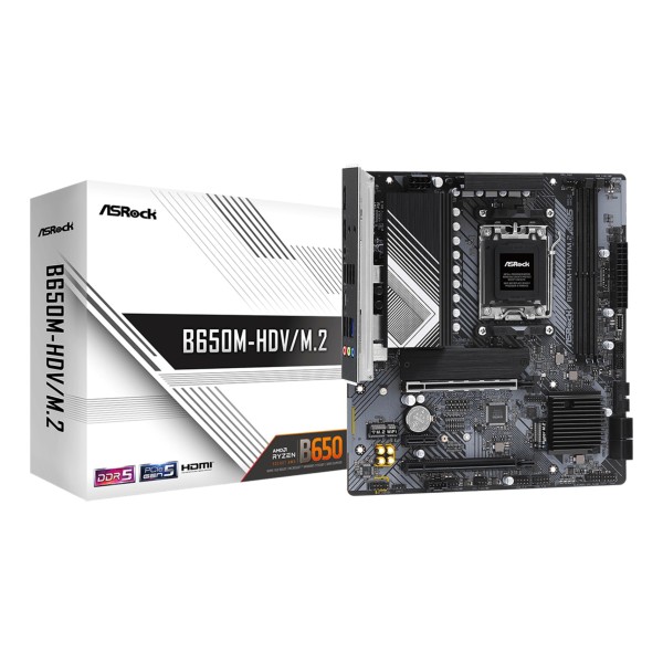 Asrock B650M-HDV/M.2 AMD B650 Socket AM5 ...