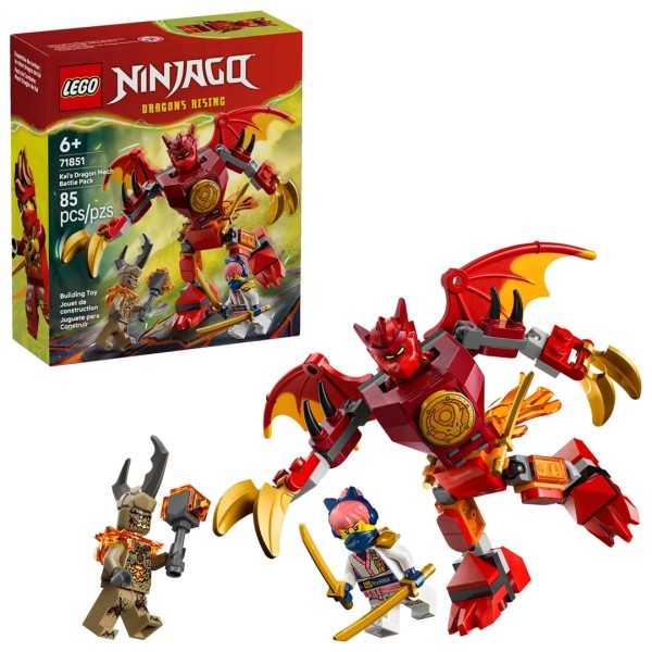 LEGO NINJAGO 71851 Kai’s Dragon Mech ...