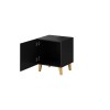 PAFOS bedside table 2 pcs. 45x40x51 cm matte black