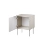 2pc bedside cabinet ISLA 44.5x40x59 cashmere matt