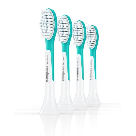 Philips Replacement brush heads | HX6044/90 Sonicare For Kids7+ | Heads | For kids | Number of brush heads included 4 | White/Blue