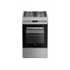 BEKO Cooker | FSM52321DXDT | Hob type Gas | Oven type Electric | Stainless Steel | Width 50 cm | Grilling | Depth 60 cm | 60 L