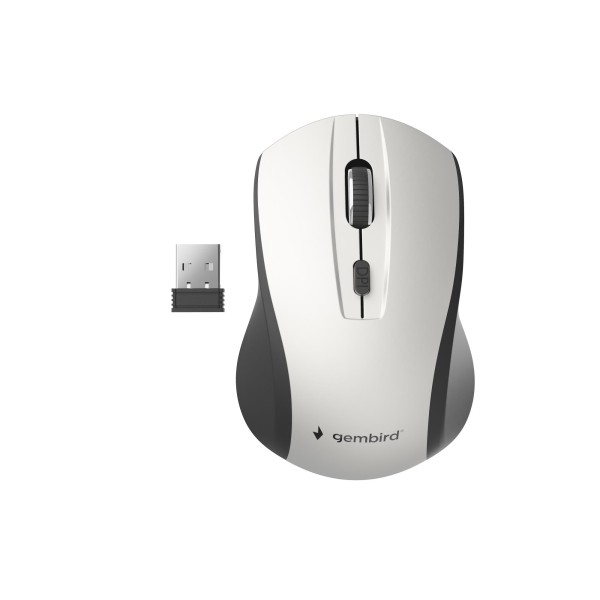 MOUSE USB OPTICAL WRL BLACK/SILVER MUSW-4B-02-BS ...