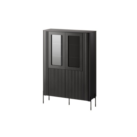Cama VERA display cabinet 110x40x160 matt black