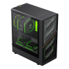 Gamemax Case | AERIS 330 MB | Black | Mini Tower | Power supply included No