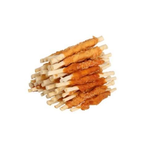 HILTON Chicken wrap white rawhide stick - dog treat - 500g