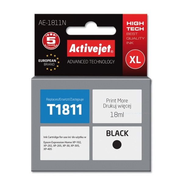 Activejet AE-1811N Ink Cartridge (Replacement for ...