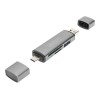 DIGITUS Dual Card Reader Hub USB-C / USB 3.0, OTG | Digitus | Card reader - USB 3.0/USB-C | DA-70886