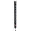 Activejet COMBO 12 socket power strip 1,5m black