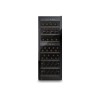 Caso | Smart Wine Cooler | WineExclusive 126 | Energy efficiency class G | Free standing | Bottles capacity 126 bottles | Cooling type Compressor technology | Black