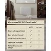 Mill Invisible Smart WiFi Heater | PA400WIFI4 | Panel Heater | 400 W | Suitable for rooms up to 4-6 m² | White | IPX4