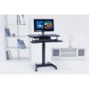 Maclean MC-835 Portable Desk Electric Height Adjustable 72 -122cm max. 37 kg Control Panel Sit Stand Work Station