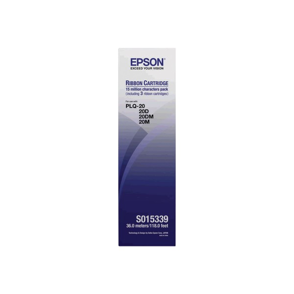 Epson Black Ribbon (3-Pack) or PLQ-20/22 ...