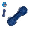 HILTON Spiked Dumbbell 15cm in Flax Rubber - dog toy - 1 piece