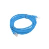 PATCHCORD KAT.5E UTP 3M NIEBIESKI FLUKE PASSED LANBERG 10-PACK