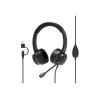 PORT CONNECT Stereo Headset Wired USB Comfort | PORT CONNECT