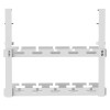 Maclean under-desk cable organizer, max. load 5kg, 2 levels, white, MC-104 W