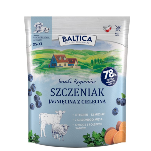 BALTICA SMAKI REGIONÓW Szczeniak Jagnięcina z ...