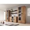 Cama set of two shelves 125cm SOHO lefkas oak/black