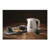 Adler AD 1264 electric kettle 1.7 L 2200 W Hazelnut, White
