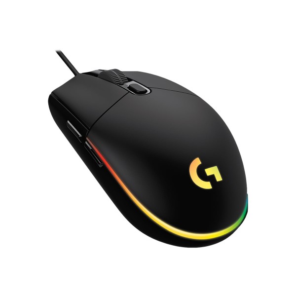 MOUSE USB OPTICAL G102 LIGHTSY/BLACK 910-005823 ...