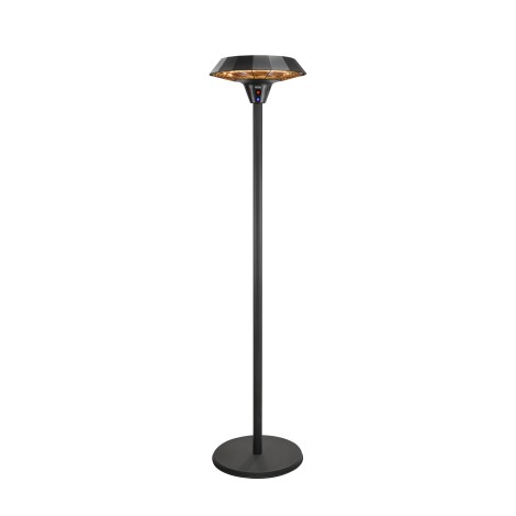 TunaBone | Electric Standing Infrared Patio Heater | TB2068S-01 | Patio heater | 2000 W | Number of power levels 3 | Suitable for rooms up to 20 m² | Black | IP45