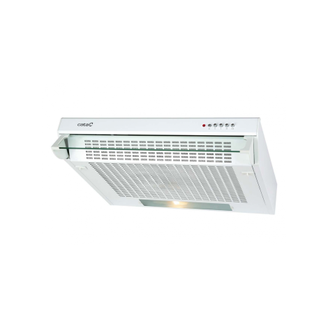 CATA | Hood | F-2060 | Conventional | Energy efficiency class C | Width 60 cm | 195 m³/h | Mechanical control | LED | White