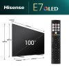 Hisense 100E7NQ PRO TV 2.54 m (100") 4K Ultra HD Smart TV Wi-Fi Black 500 cd/m2