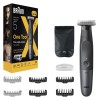 Braun | Face and Body Hair trimmer | XT5200 Series X | Cordless | Wet & Dry | Black/Silver