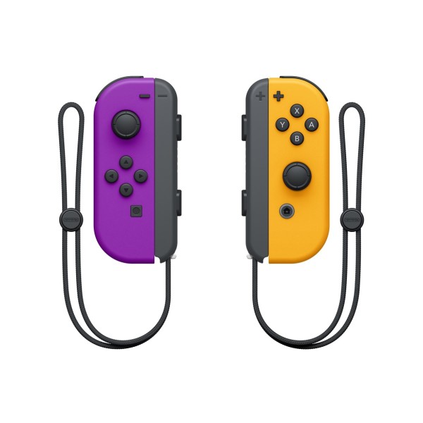 Nintendo Joy-Con Black, Orange, Purple Bluetooth ...