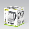 Maestro MR-062-Black Glass Electric Kettle 1,2 L