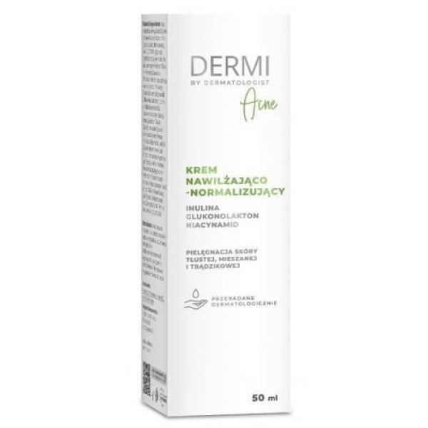 DERMI Acne moisturising and normalising cream ...