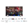 TCL C65 Serie C6 Smart TV QLED 4K 65" 65C655, audio Onkyo con subwoofer, Dolby Vision - Atmos, Google TV