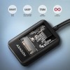 AXAGON ADM2-AM USB-A 10Gbps - M.2 NVMe & SATA SSD adapter, 10cm USB-A