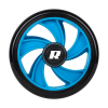 REBEL ACTIVE Double wheel, roller for abdominal exercises AB Wheel