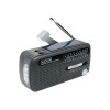 Muse | Radio Power supply by dynamo and solar | MH-07DS | Black