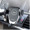 EnerGenie | EG-TA-CHAV-QI10-01 | Car smartphone holder with wireless charger | Built-in charger | Universal smartphone car holder with built-in wireless Qi fast charger, 10 W fast wireless Qi charging function to charge your phone while driving, Practical