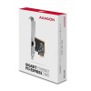 AXAGON Gigabit Ethernet PCI-Express network card with proven Realtek chipset version | PCEE-GRF